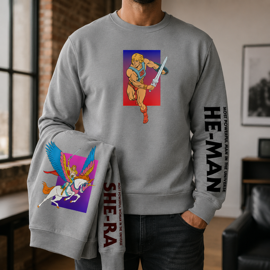 Kit Dúo Polerones Polo He-Man y She-Ra
