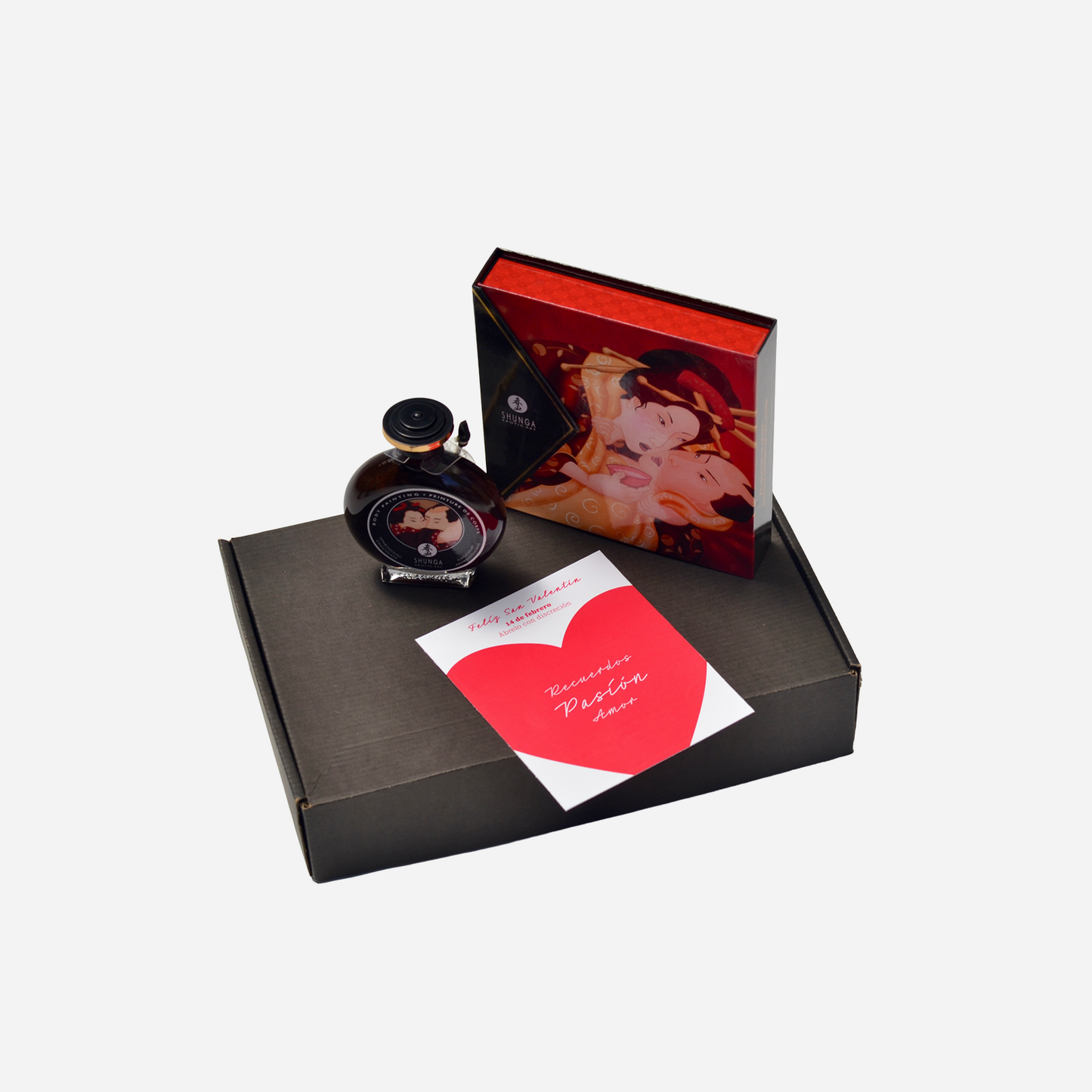Parejas +18 set de 5 productos SHUNGA y pintura corporal