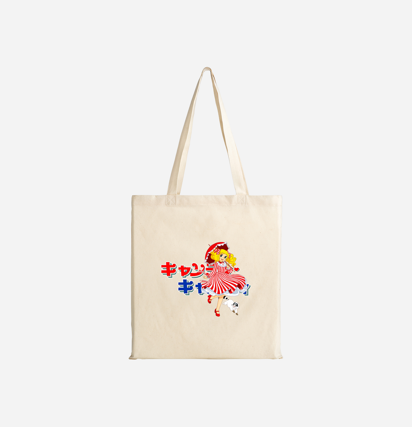 Kit polerón polo lona bag Candy Candy — Vestido a rayas