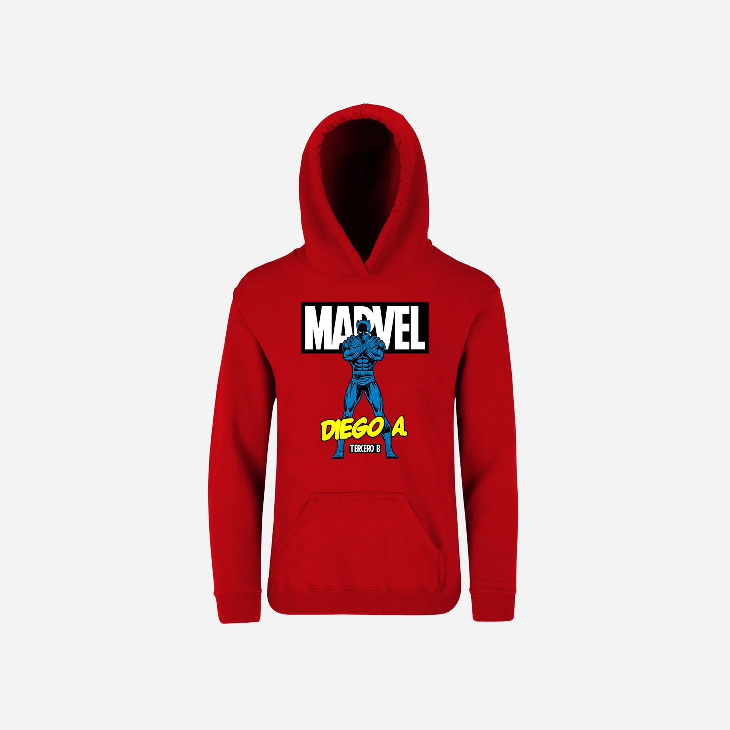 Polerón canguro Alianza roja MARVEL personalizados