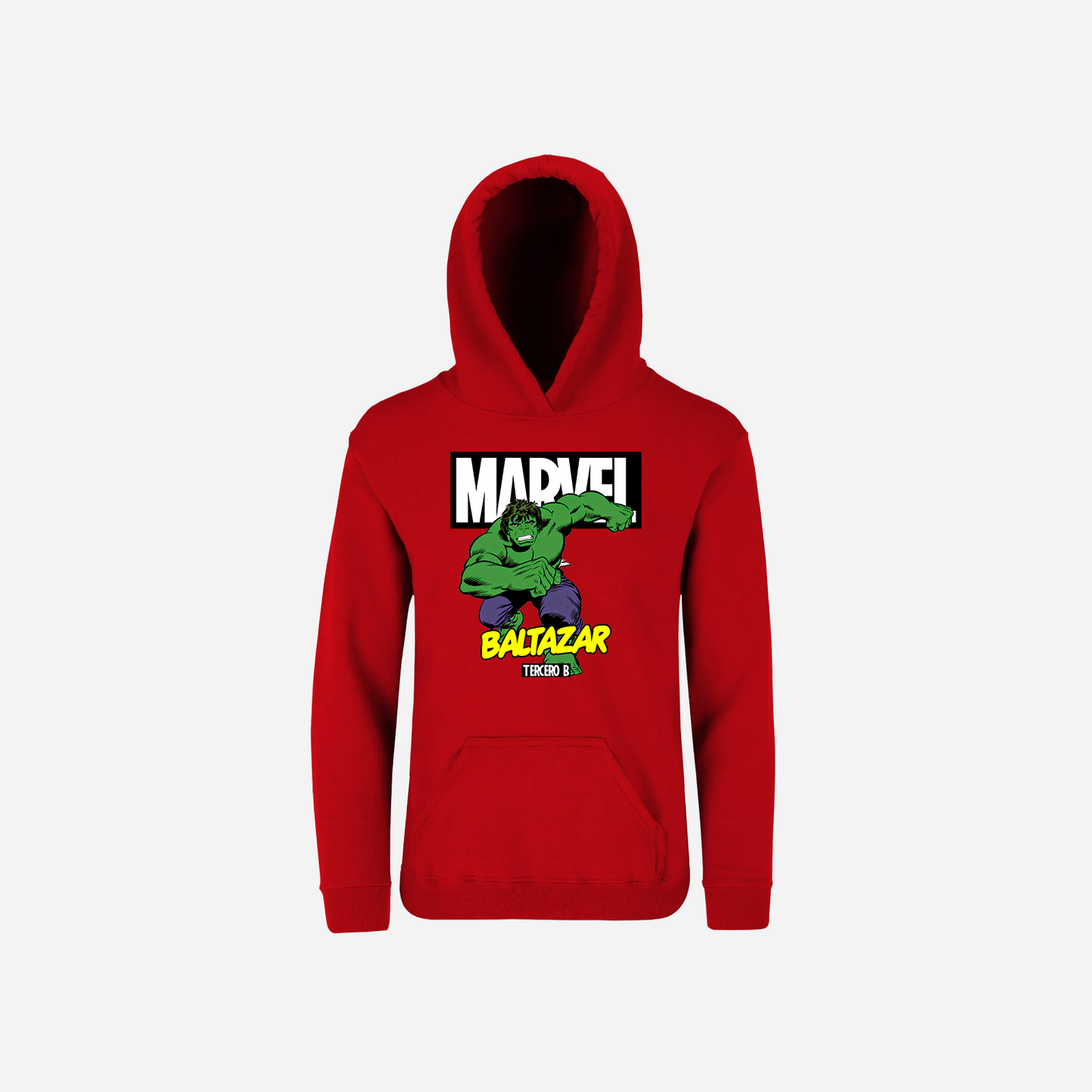 Polerón canguro Alianza roja MARVEL personalizados