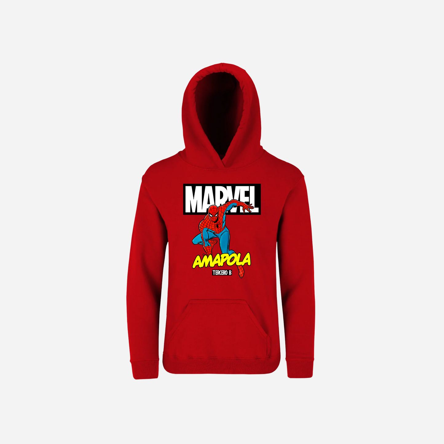 Polerón canguro Alianza roja MARVEL personalizados