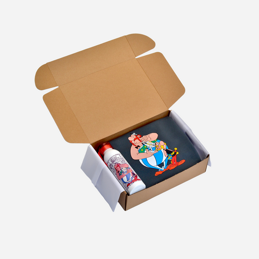 Polerón polo más botella de agua Asterix y Obelix