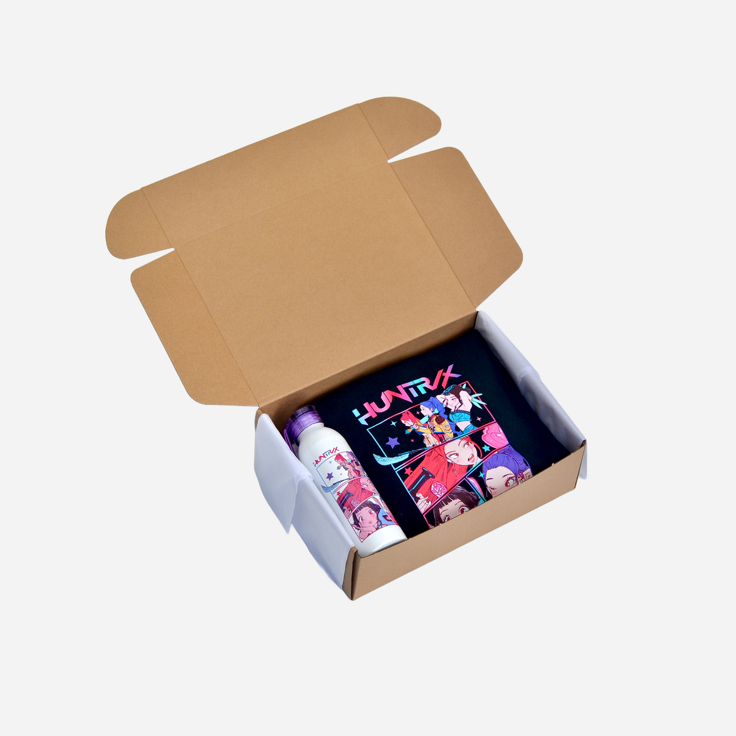 Polerón polo más botella de agua Huntrix