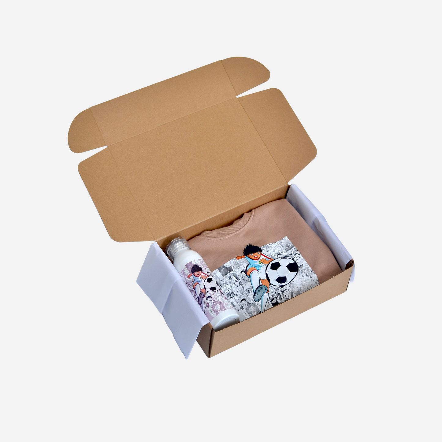 Polerón polo más botella de agua Tsubasa (Supercampeones)