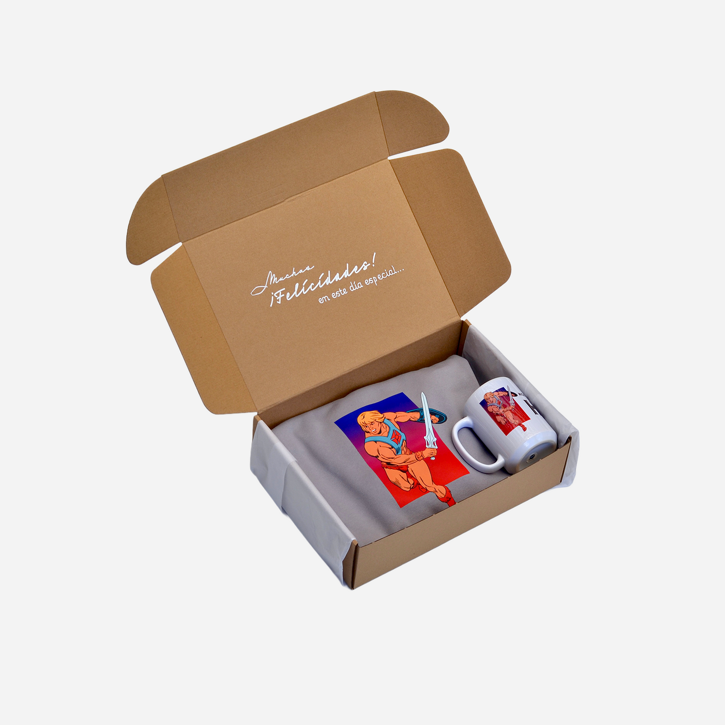 Polerón polo más tazón He-Man