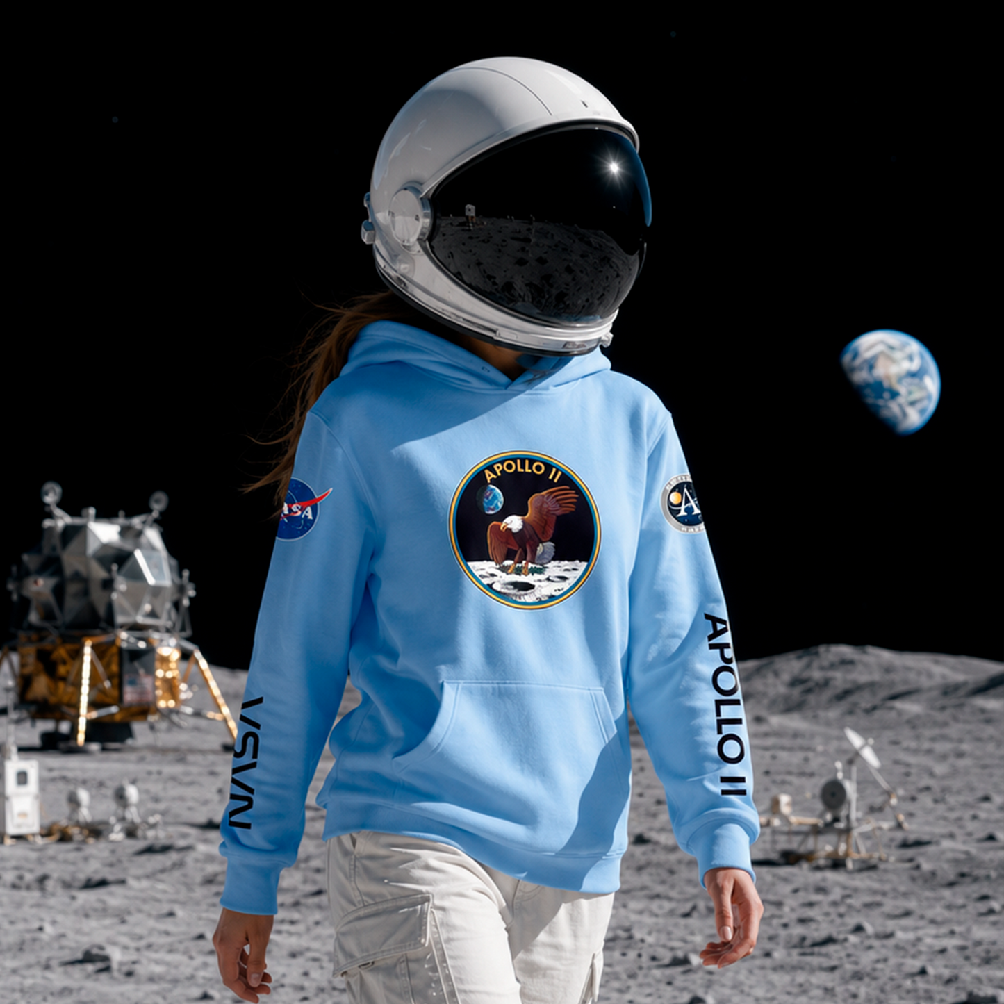 Polerón canguro Apolo 11 NASA - inspirado en la gesta heroica de 1969