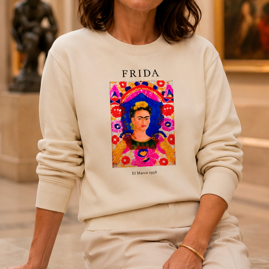 Polerón polo Arte Frida Kahlo "El marco"