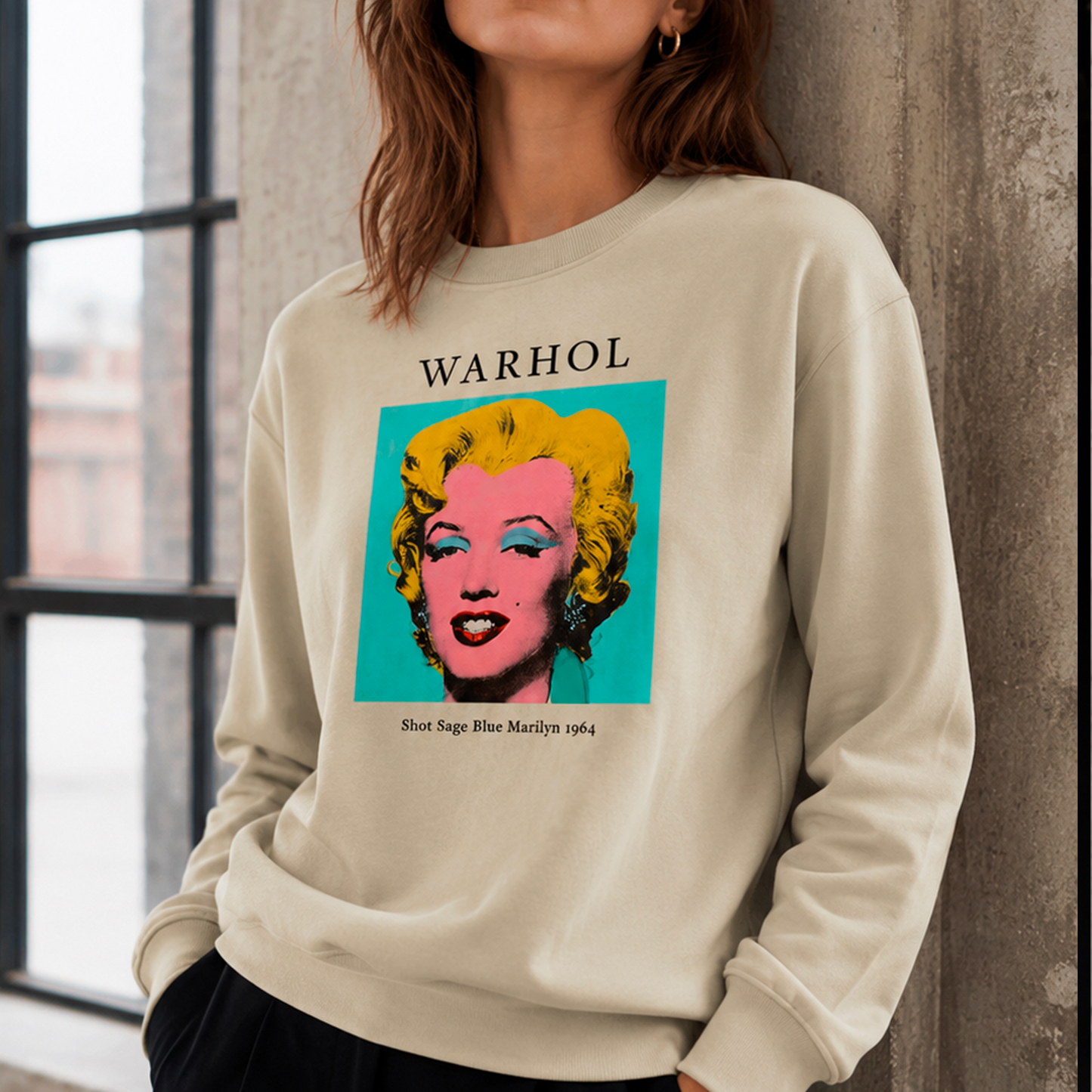 Polerón polo Arte Andy Warhol Shot sage blue Marilyn 1964