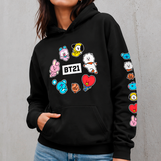 Polerón canguro BT21 – Personajes BTS