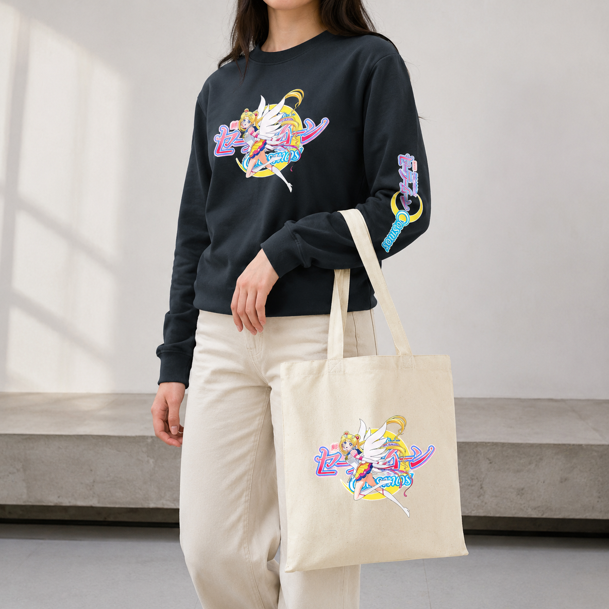 Kit polerón polo lona bag Sailor Moon Cosmos