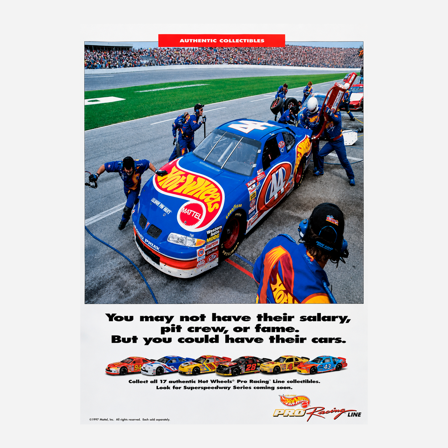 Polerón polo Hotwheels - inspirado en NASCAR 1997 Kyle Petty