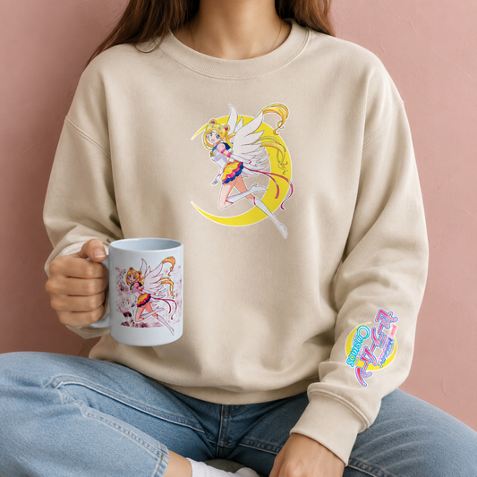 Kit Polerón Polo + tazón 15oz Sailor Moon Cosmos