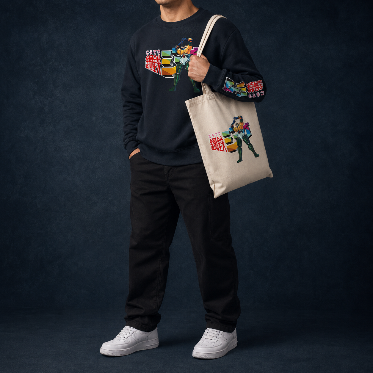 Kit polerón polo lona bag El Vengador — Kōtetsu Jeeg