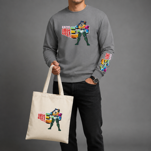 Kit polerón polo lona bag El Vengador — Kōtetsu Jeeg