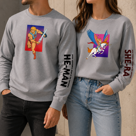 Kit Dúo Polerones Polo He-Man y She-Ra